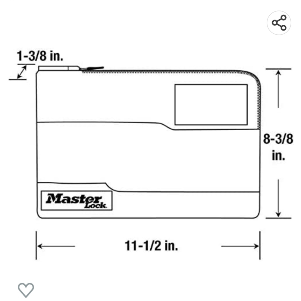 MASTER LOCK | locking security bag - Picture 8 of 8